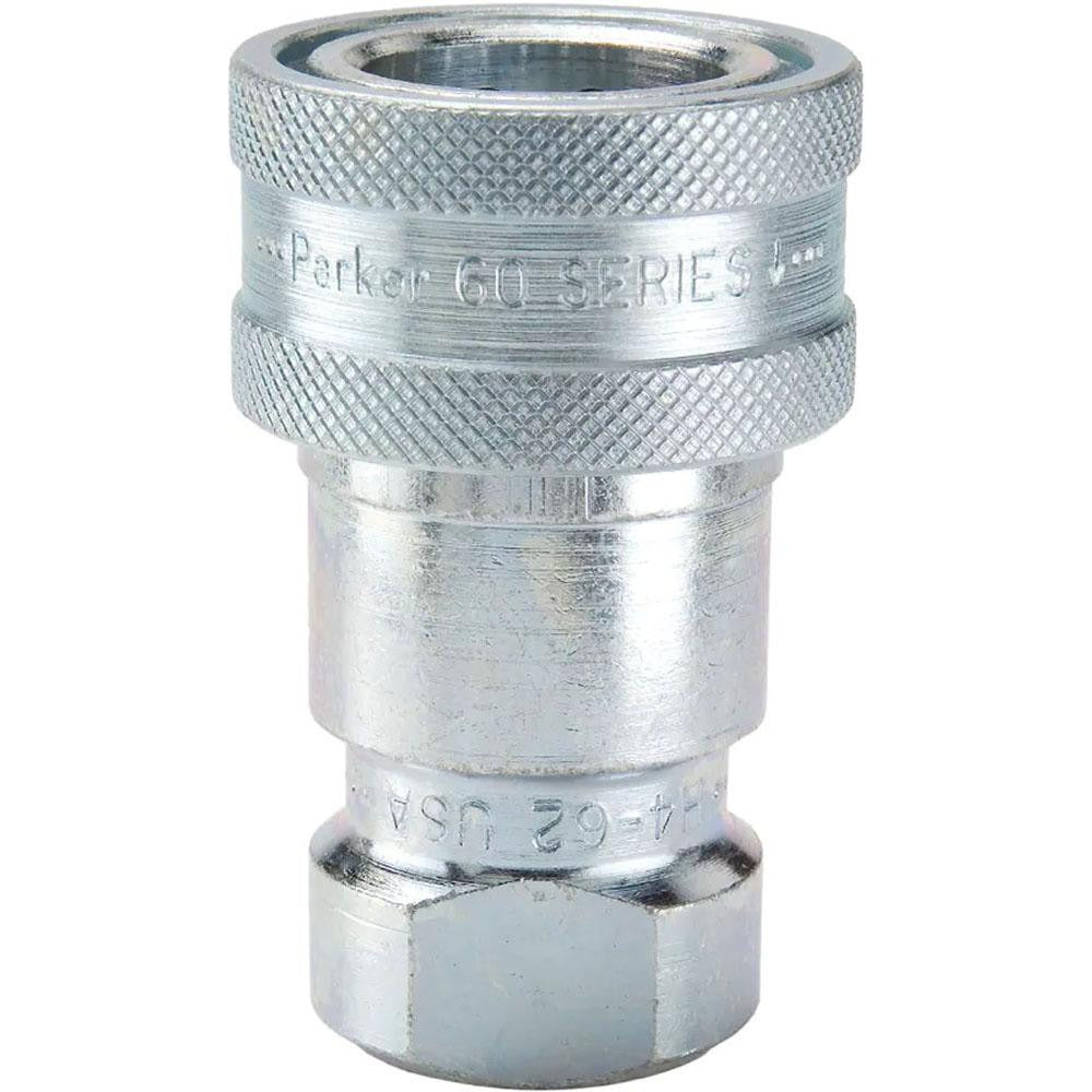 PARKER Parker H6-62-T12 Female Straight Thread Coupler 2500 Psi