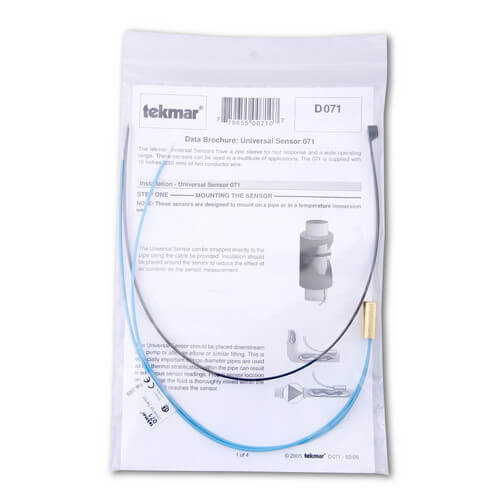 Tekmar 071 Universal Sensor 1FT Wire