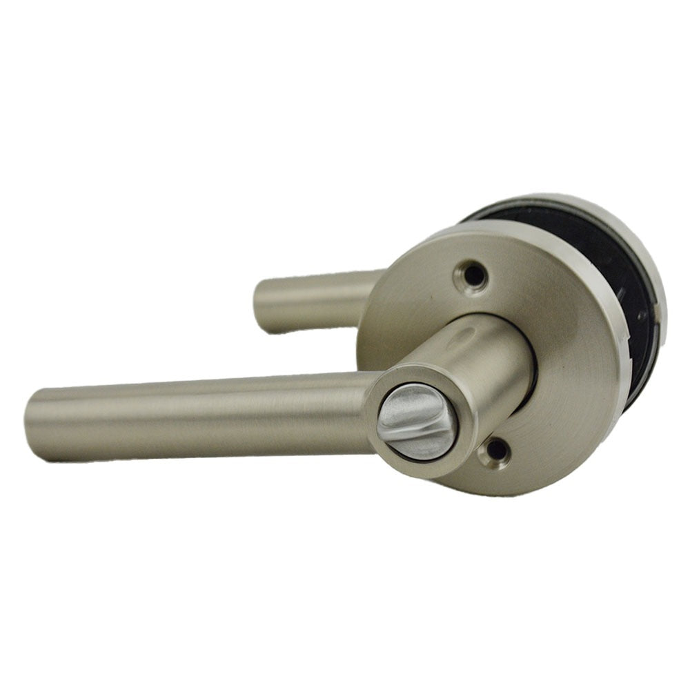 KWIKSET Kwikset 740MILRDT-15S Milan Lever Entry Lock Satin Nickel