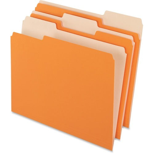 PENDAFLEX Pendaflex PFX15213ORA Letter File Folder 1/3 Cut Orange 100-pack