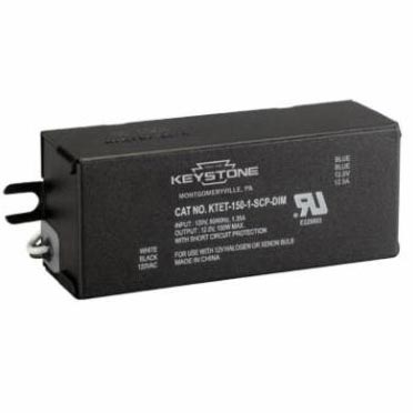 Keystone Technologies KTET-150-1-SCP-DIM Low Voltage Transformer 120 V Input 11.4 VAC Output 150 W