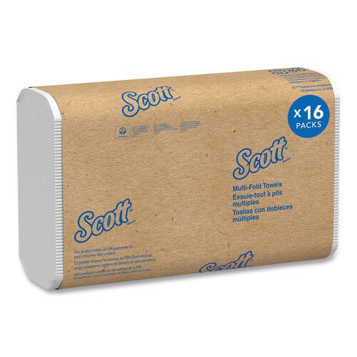 KIMBERLY-CLARK Kimberly-Clark KCC37490 Scott Multi-Fold Paper Towel (8 x 9.4 in / 250 per Pack / 16 Packs per Carton)