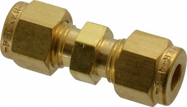 PARKER Parker 4SC4-B Compression Tube Union Brass 3500 Psi