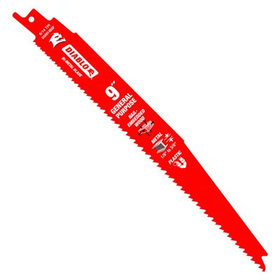 DIABLO Freud DS0914BGP25 9in 8-14 Tpi Reciprocating Blade 25 Pack