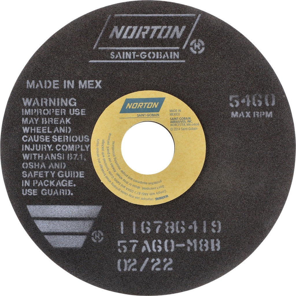 NORTON Norton 66252922983 Cut-off Wheel 7in Aluminum Oxide Type 1