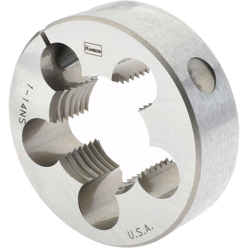 IRWIN Irwin 4267 Round Threading Die 1-14 Uns 2 Inch Od