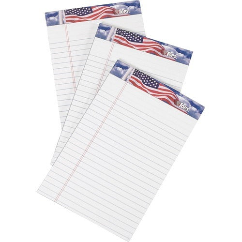 TOPS Tops TOP75103 Writing Tablet 5x8 in 50 Sheets 3-pack