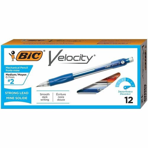 BIC Bic BICMV711BK Mechanical Pencil 0.7mm Black 12 Pack