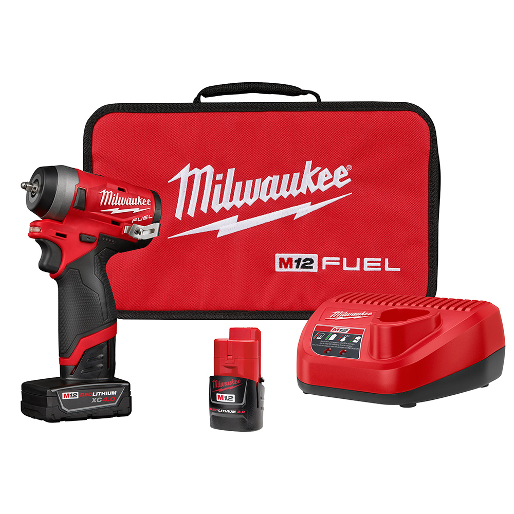 Milwaukee 255222 M12 FUEL Stubby 1/4 IW KIT