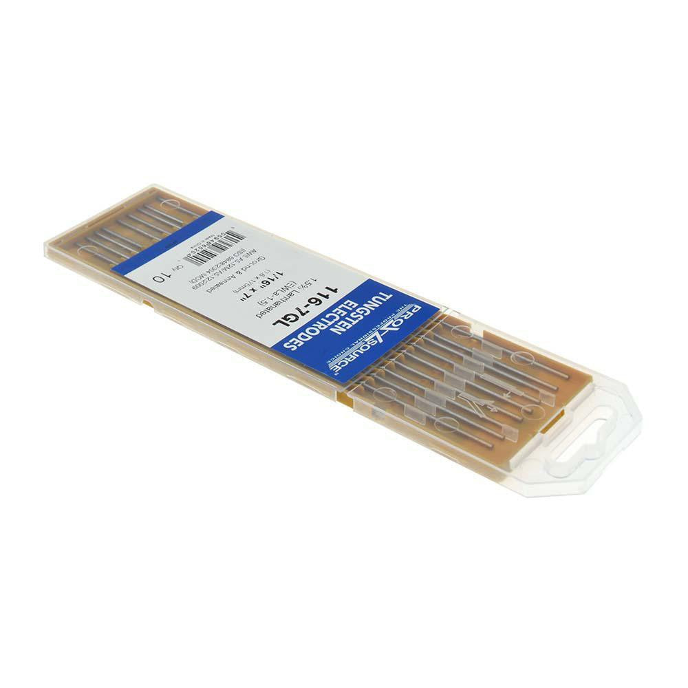 PRO-SOURCE Pro-source 116-7GL Tig Welding Rod 1/16 in 7 in Lanthanated