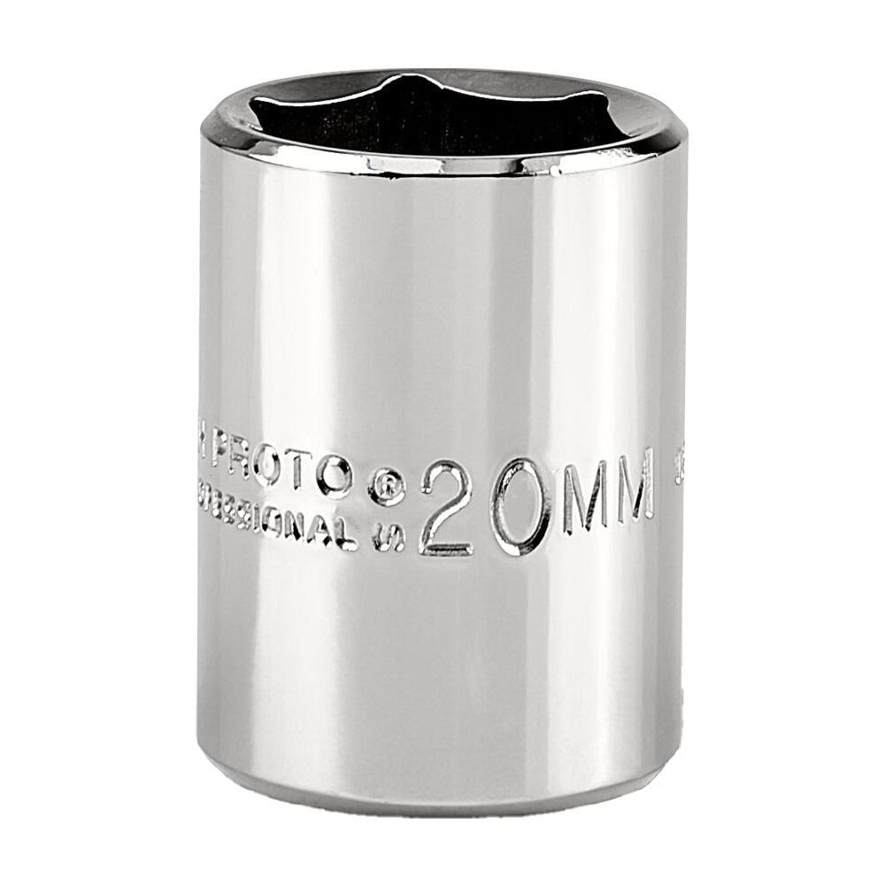 PROTO Proto J5420MH Hand Socket 20mm 6-point 1/2 in Drive