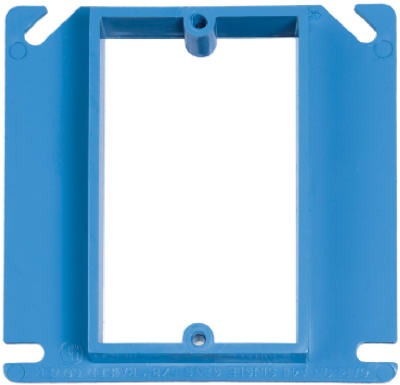 ABB INSTALLATION PRODUCTS Abb Installation Products A410R-CAR 4 in Square 1G Pvc Cover
