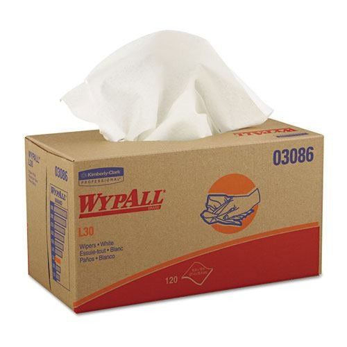 KIMBERLY-CLARK Kimberly-Clark KCC03086 L30 Wipers 10 x 9 120 per box 10 boxes per carton