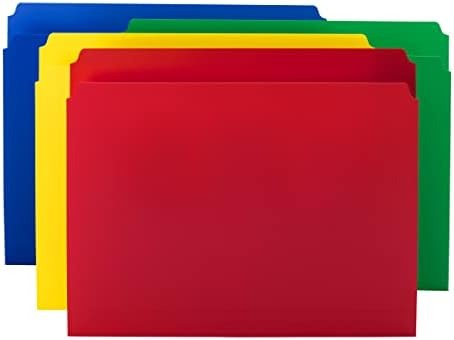 PENDAFLEX Pendaflex PFX152BGR File Folders 8-1/2 x 11 Straight Tab 100 Pack