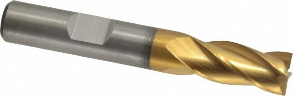 CLEVELAND CONTROLS Cleveland C41524 Square End Mill 3/8 in 4 Flute Hss Tin