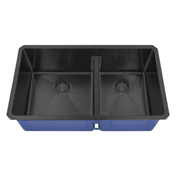 DAKOTA Dakota Plumbing Products DSM-6040LDGBK Undermount Kitchen Sink