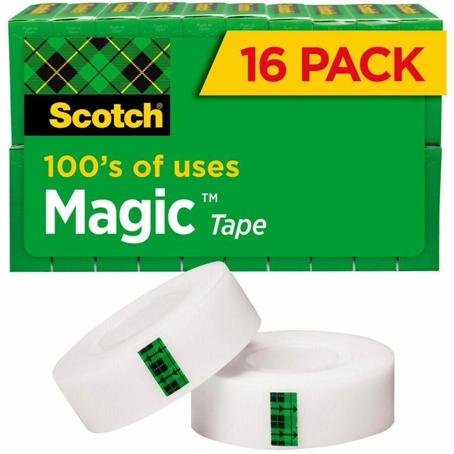 3M 3M MMM810K16 3/4 inchesW Magic Tape (16/Pack) 810K16