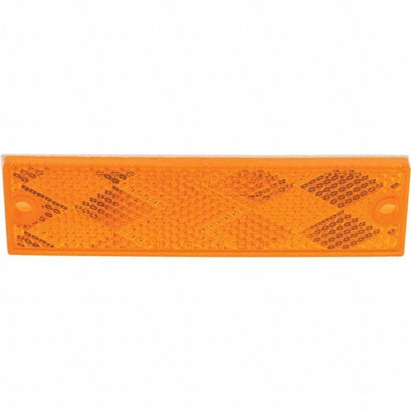 TRUCK-LITE Truck-lite 98003Y Amber Acrylic Reflector