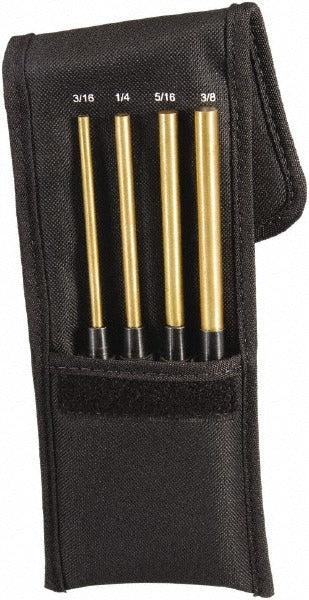 STARRETT Starrett SB248Z Pin Punch Set 4 Piece Round Shank