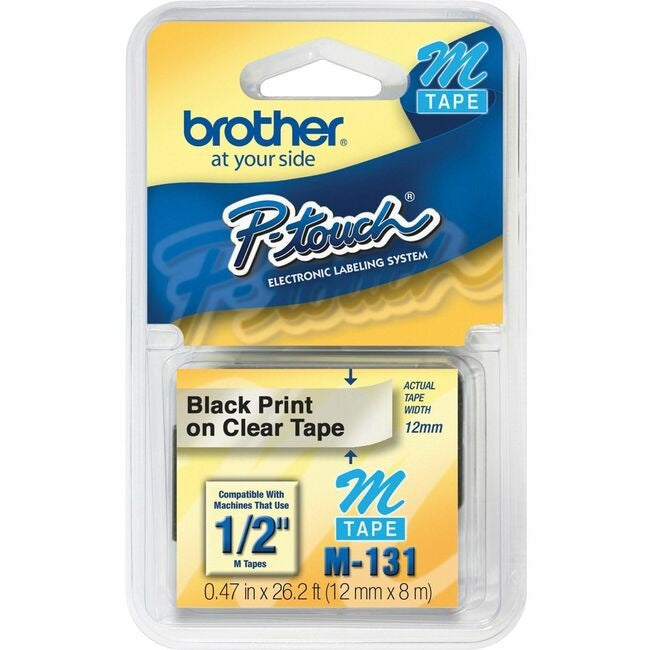 BROTHER Brother BRTM131 M Series Tape Cartridge 1/2-Inch W (1 Pack)