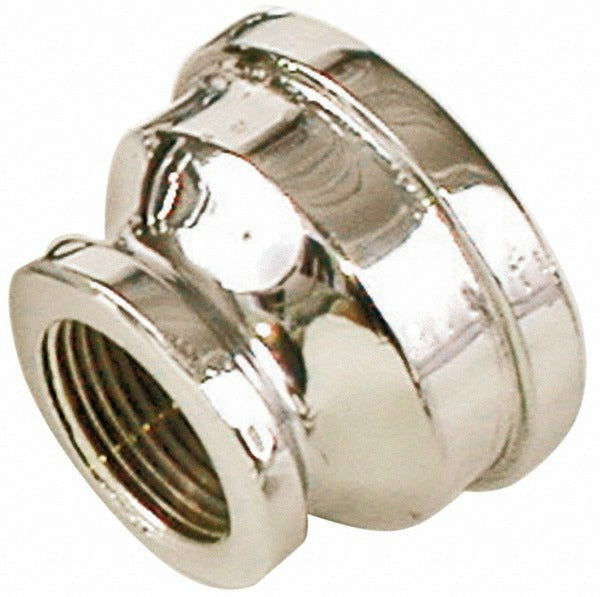 MERIT BRASS Merit Brass C112-1208 Brass Reducing Coupling 3/4x1/2 Fnpt