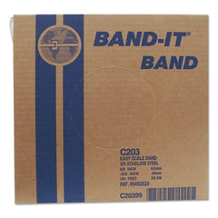 Band-It C20399 Stainless Steel Bands 3/8 in x 100 ft 0.025 in Thick