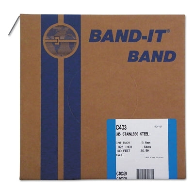 BAND-IT C40399 Type 316 Bands 3/8 in x 100 ft Replacement MPN