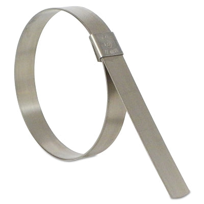 Band-It CP20S9 CP Series Center Punch Clamp 5 Inch Diameter 5/8 Inch Wide 0.025 Inch Thick 201 Stainless Steel