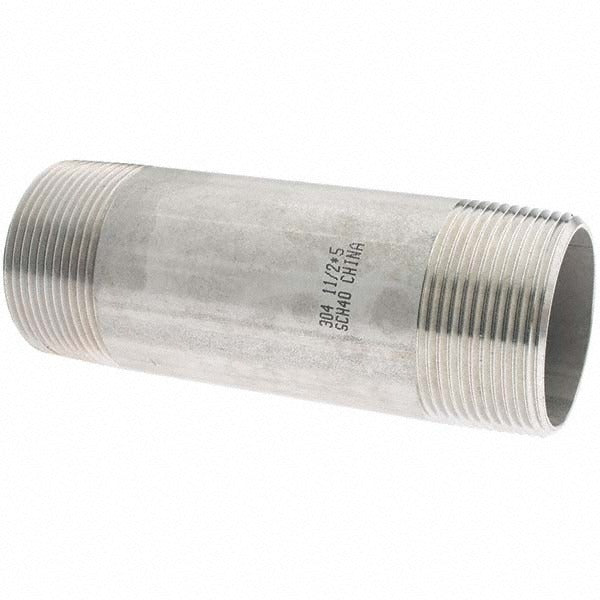 VALUE COLLECTION Value Collection 4BN11/2*5 Ss Pipe Nipple 1-1/2 in Sch 40