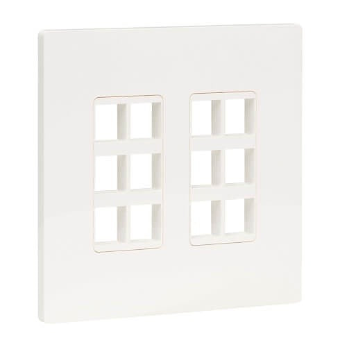 TRIPP LITE Tripp Lite N080-212 Doublegang Wall Plate 12 Port White