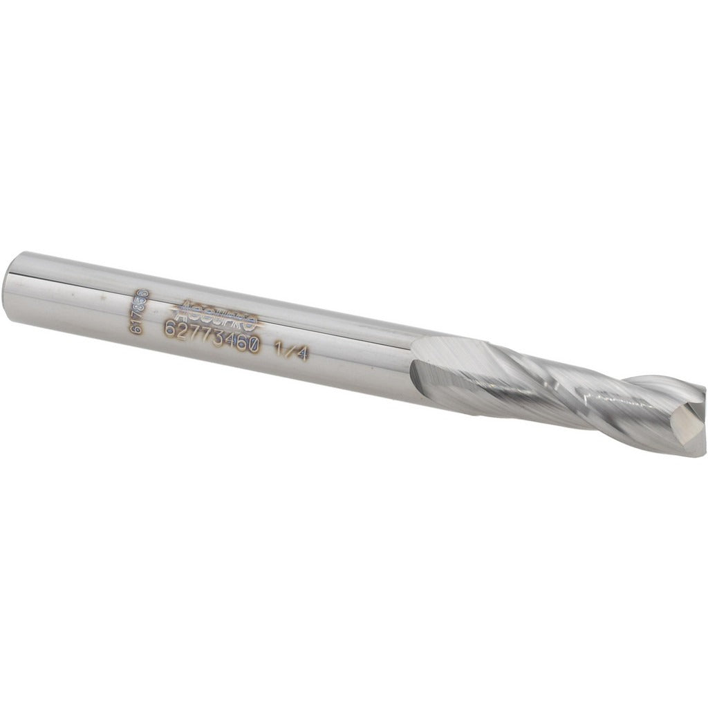 ACCUPRO Accupro 12467397 Square End Mill 1/4in 2 Flute Carbide