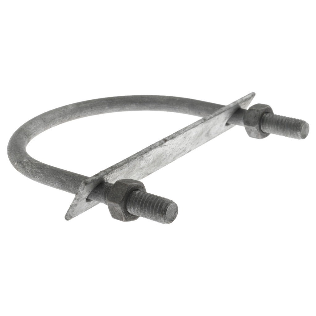 GIBRALTAR Gibraltar GIB53671 Round U-bolt 2-1/2 Inch Pipe Galvanized
