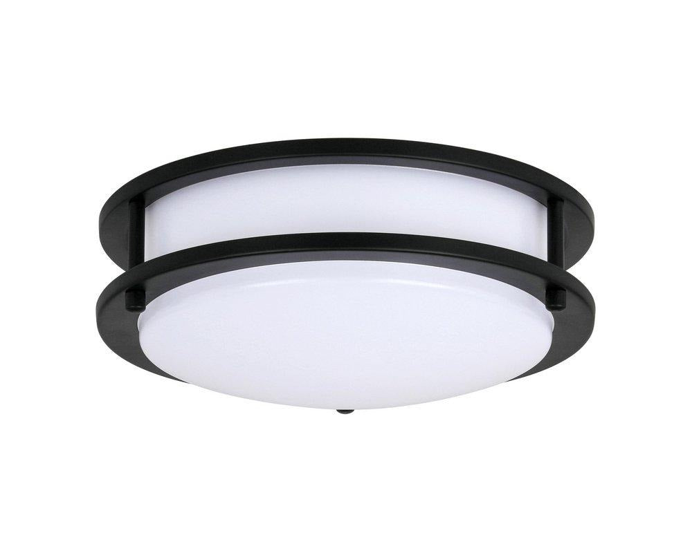 MISENO MISENO FLSAT10LEDCCTMB LED Round Saturn Ceiling Fixture 10 inches