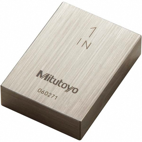 MITUTOYO Mitutoyo 611201-531CAL Steel Gage Block 1 Inch Grade 0