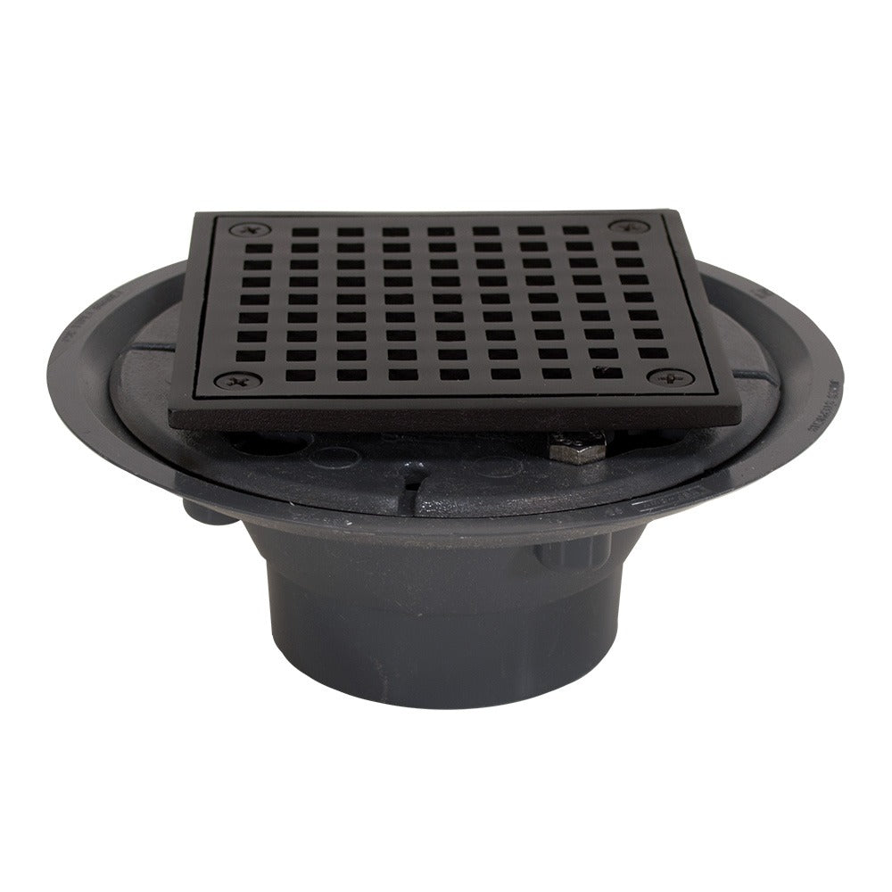 JONES STEPHENS JONES STEPHENS D5094RB 2X3 SHOWER DRAIN W/2 SPUD & 4 1/4 RB SQ STR
