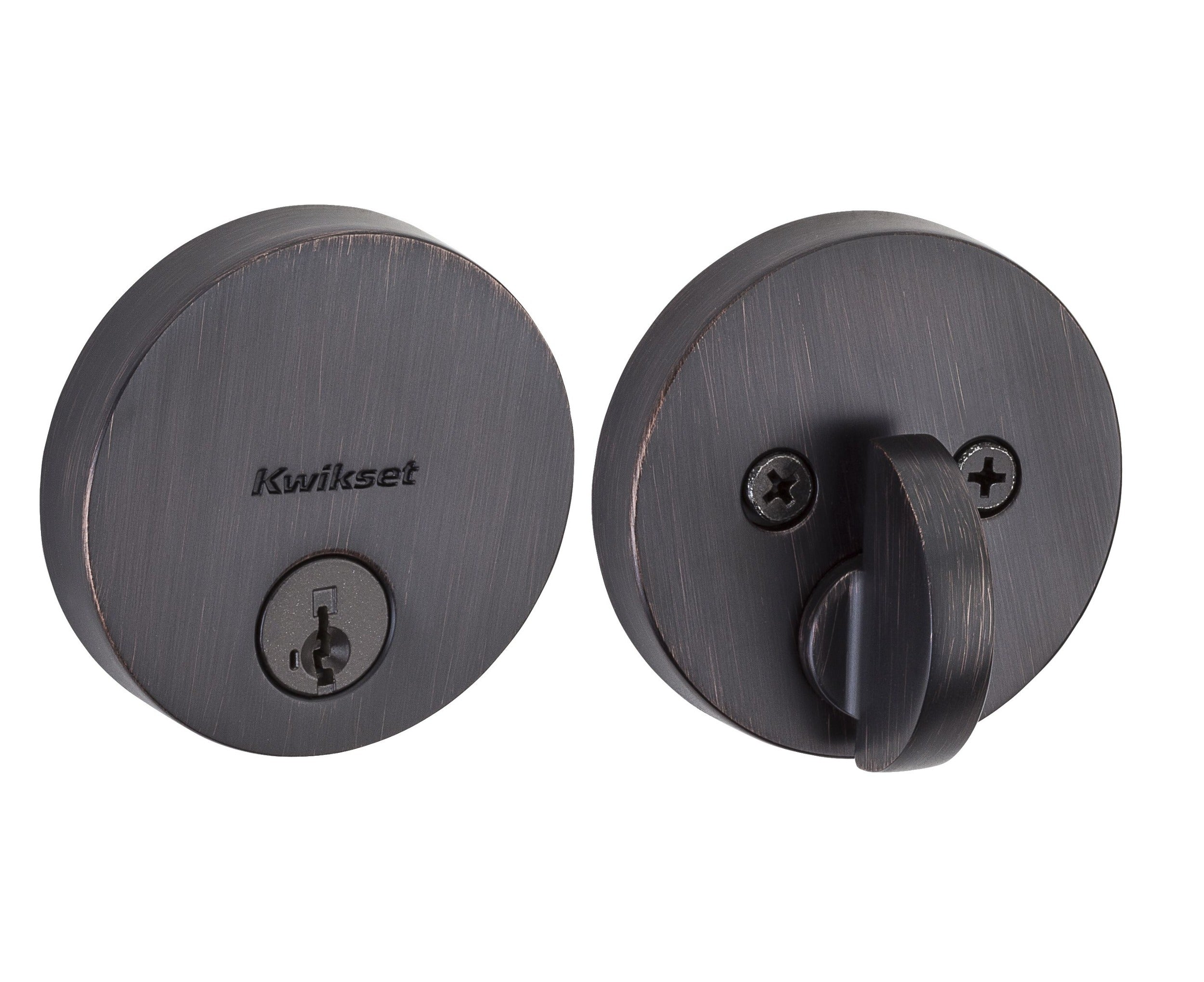 KWIKSET Kwikset 258RDT-11PS.STRKP Smartkey Deadbolt Venetian Bronze