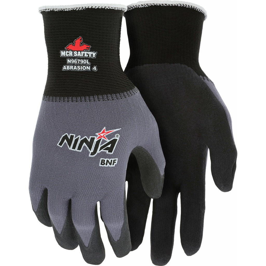 MCR SAFETY Mcr Safety N96790L Work Gloves Size Large Nylon Spandex