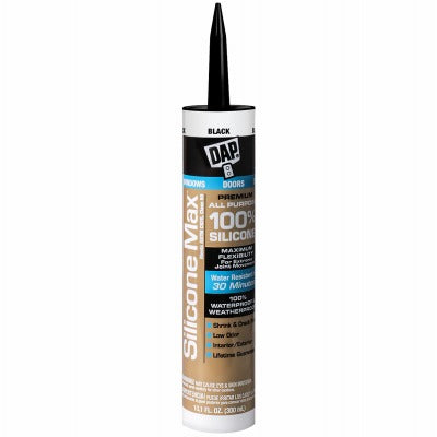 DAP Dap Inc 8789 Silicone Sealant 10.1 Oz Black Window Door