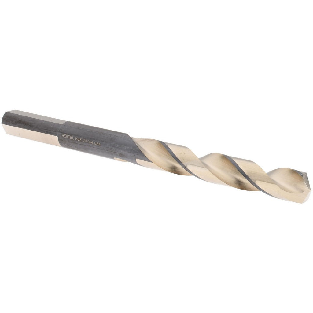 HERTEL Hertel H95006025 Jobber Drill Bit 29/64 in Hss