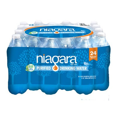 NIAGARA Niagara Bottling NDW05L24PDR Purified Water 0.5L 24 Pack