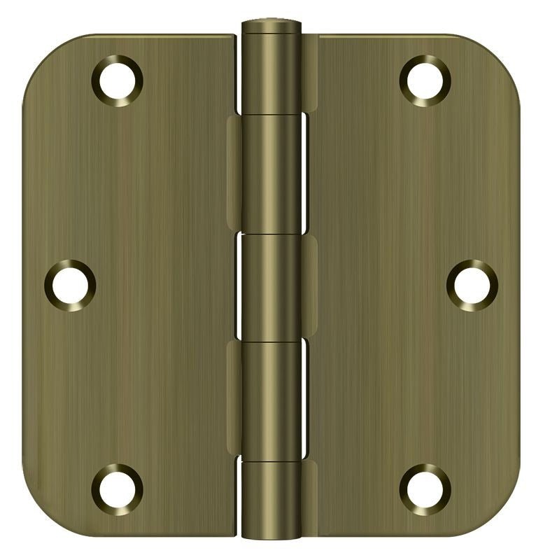 DELTANA Deltana S35R55 Radius Corner Door Hinge Antique Brass