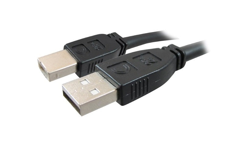 COMPREHENSIVE Comprehensive USB2-AB-35PROAP Pro AV/IT Active Plenum USB A to B Cable 35 ft (USB2-AB-35PROAP)