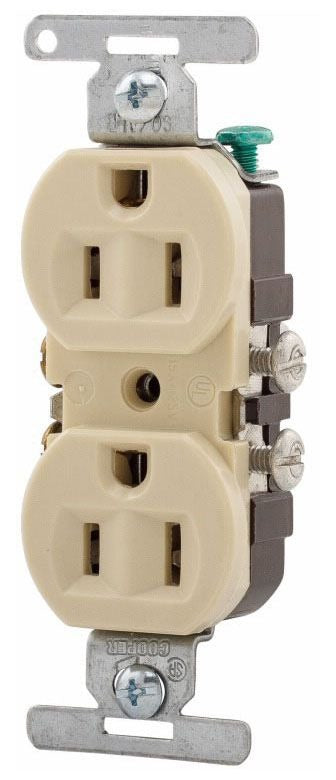 EATON Eaton 5270V-BU Straight Blade Standard Duplex Receptacle 15 A 125 V (Straight Blade) 5270V-BU