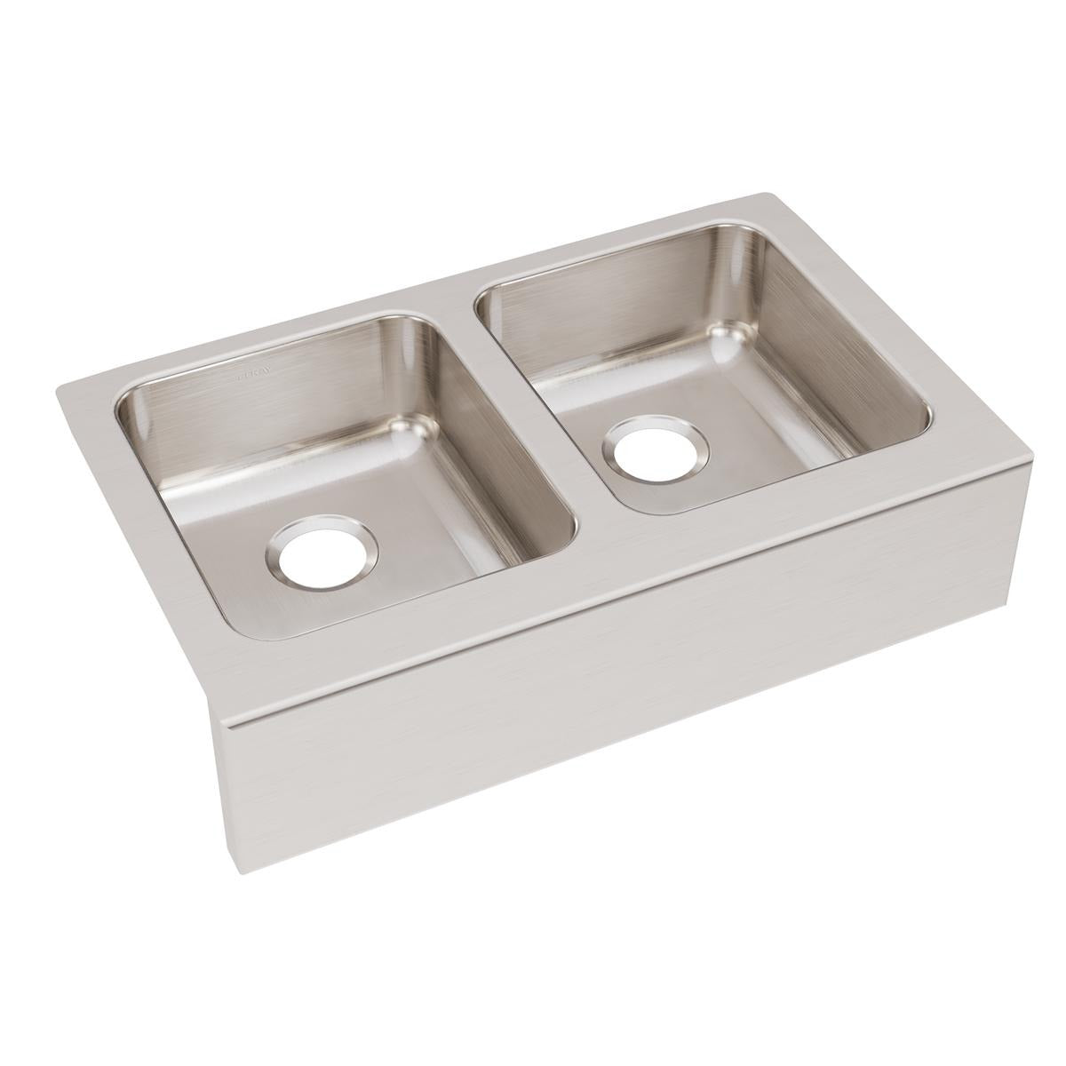 BSC PREFERRED Bsc Preferred ELUHF3320 Double Bowl Farmhouse Sink