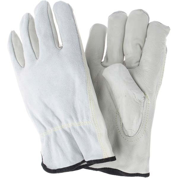 MCR SAFETY Mcr Safety 32057XXXL Leather Work Gloves 3XL