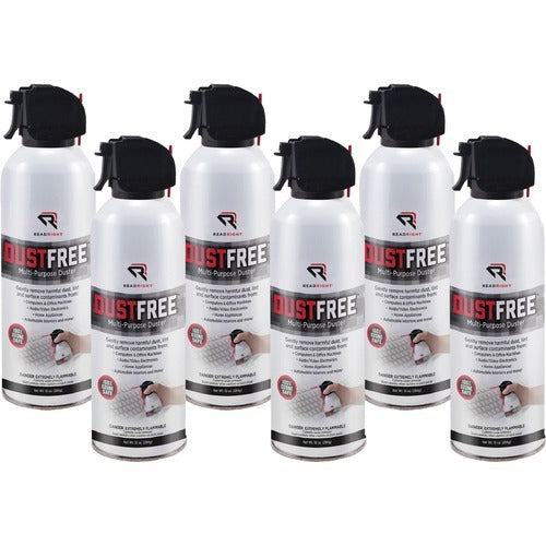 READ RIGHT Read/right REARR3760 Compressed Air Duster 10 Oz 6-pack