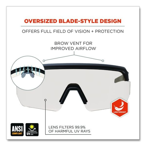 ERGODYNE Ergodyne EGO55003 Aegir Safety Glasses 1 Each