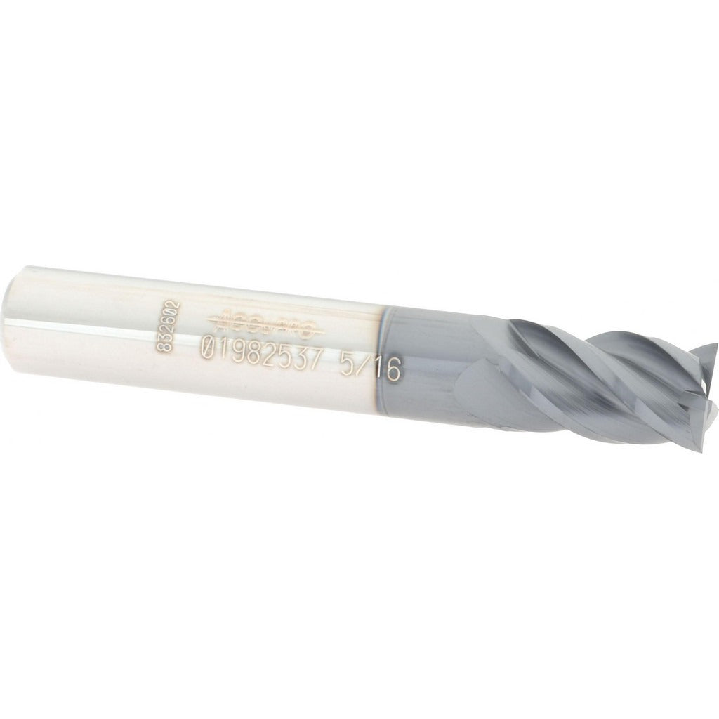 ACCUPRO Accupro 12182847 Square End Mill 5/16 in 4 Flute Carbide
