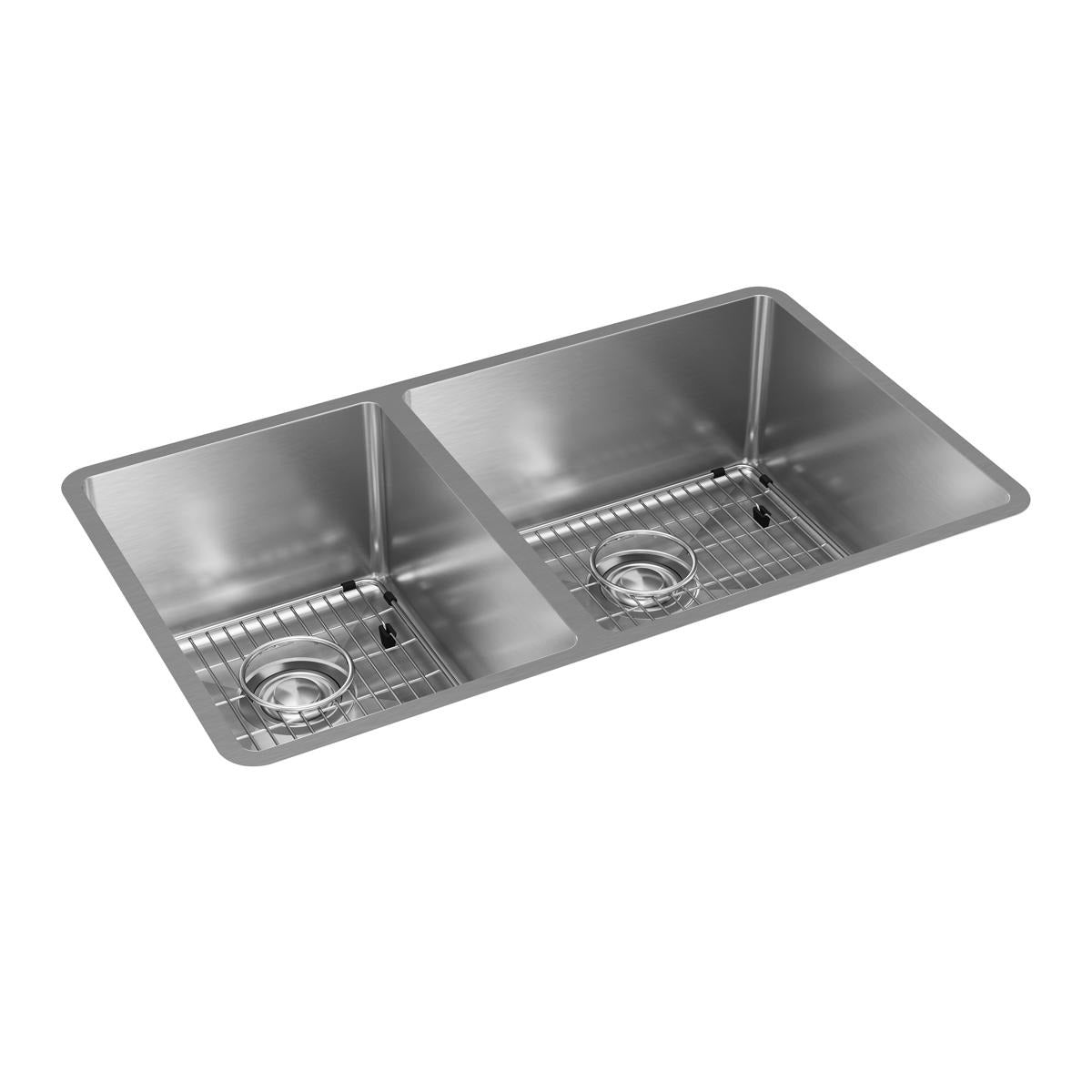 BSC PREFERRED Bsc Preferred ECTRU32179LTC Double Bowl Undermount Sink Kit
