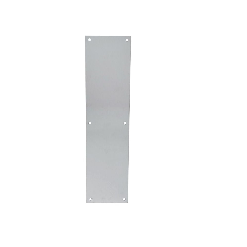 TRIMCO Trimco 10011630 Square Corner Push Plate 3x12 Satin Ss